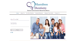 Desktop Screenshot of hamiltondentistry.net